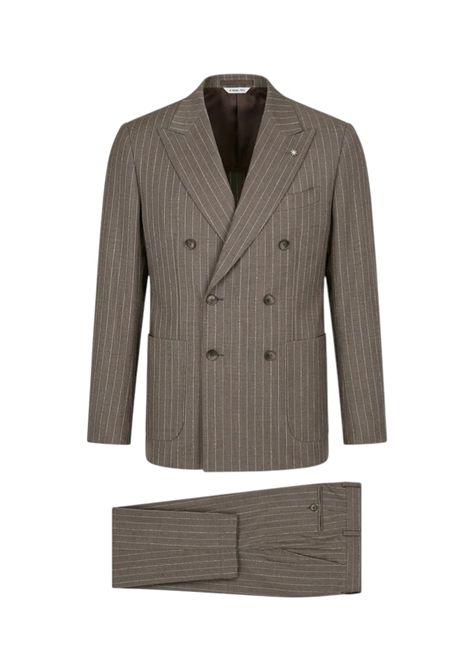 DOUBLE-BREASTED PINSTRIPE SUIT MANUEL RITZ | dress | 4032A3378 26313129
